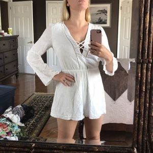 Long sleeve 100% cotton romper